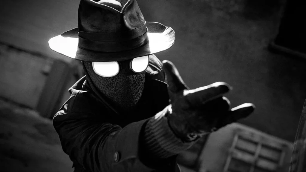 Nicolas Cage como Spider-Noir. Imagem: Reprodução/Prime Video