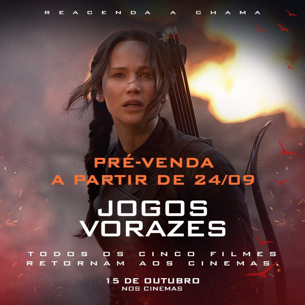 Arte de divulgação do evento publicada pela Paris Filmes em suas redes sociais. Imagem: Divulgação/Paris Filmes.