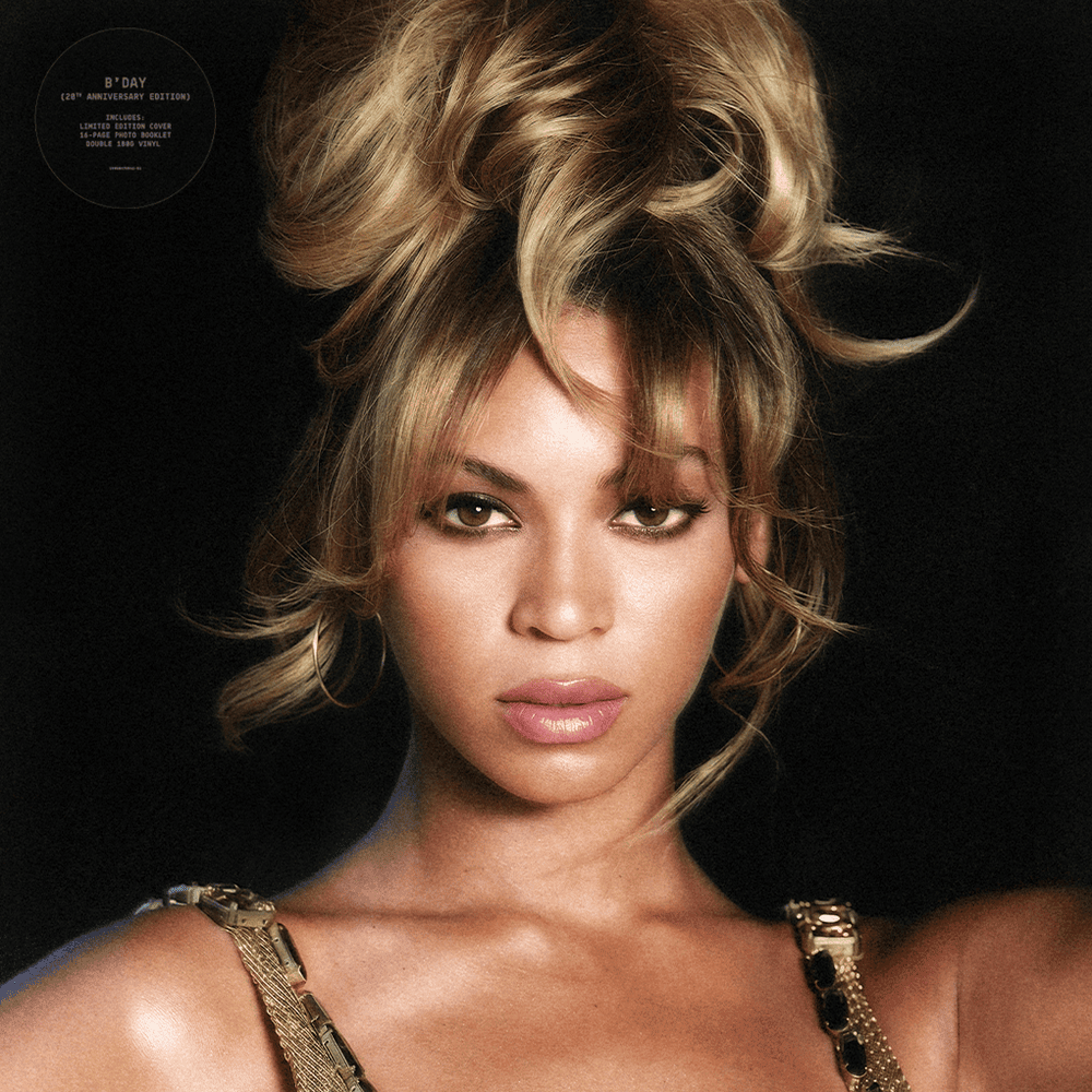 Capa alternativa de "B'DAY (20th Anniversary Edition)" de Beyoncé. Imagem: Reprodução
