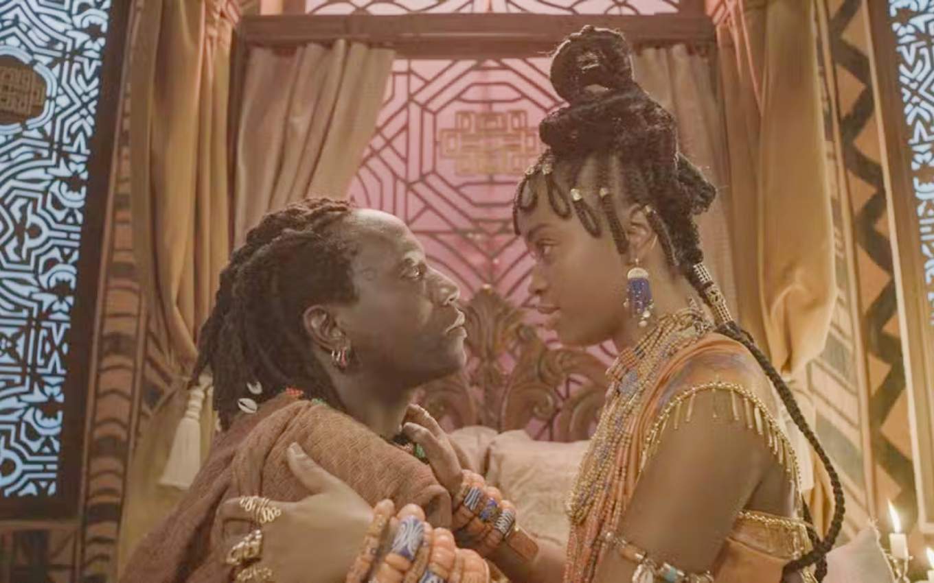 Dumi e Kênia, personagens de "A Nobreza do Amor". Foto: Reprodução/TV Globo