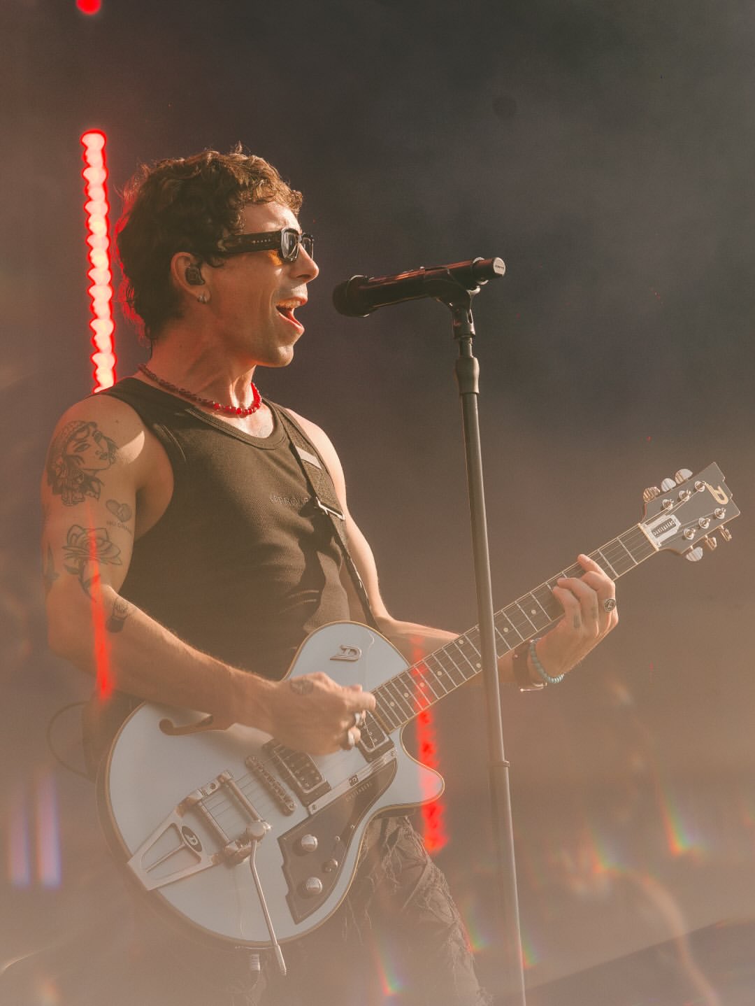 Di Ferreiro em show no Rock In Rio 2026. Imagem: Reprodução / Instagram