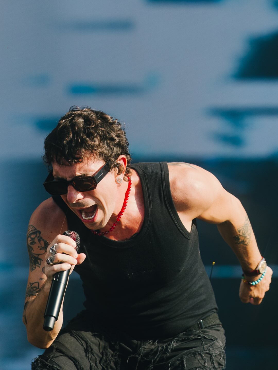 Di Ferreiro em show no Rock In Rio 2026. Imagem: Reprodução / Instagram