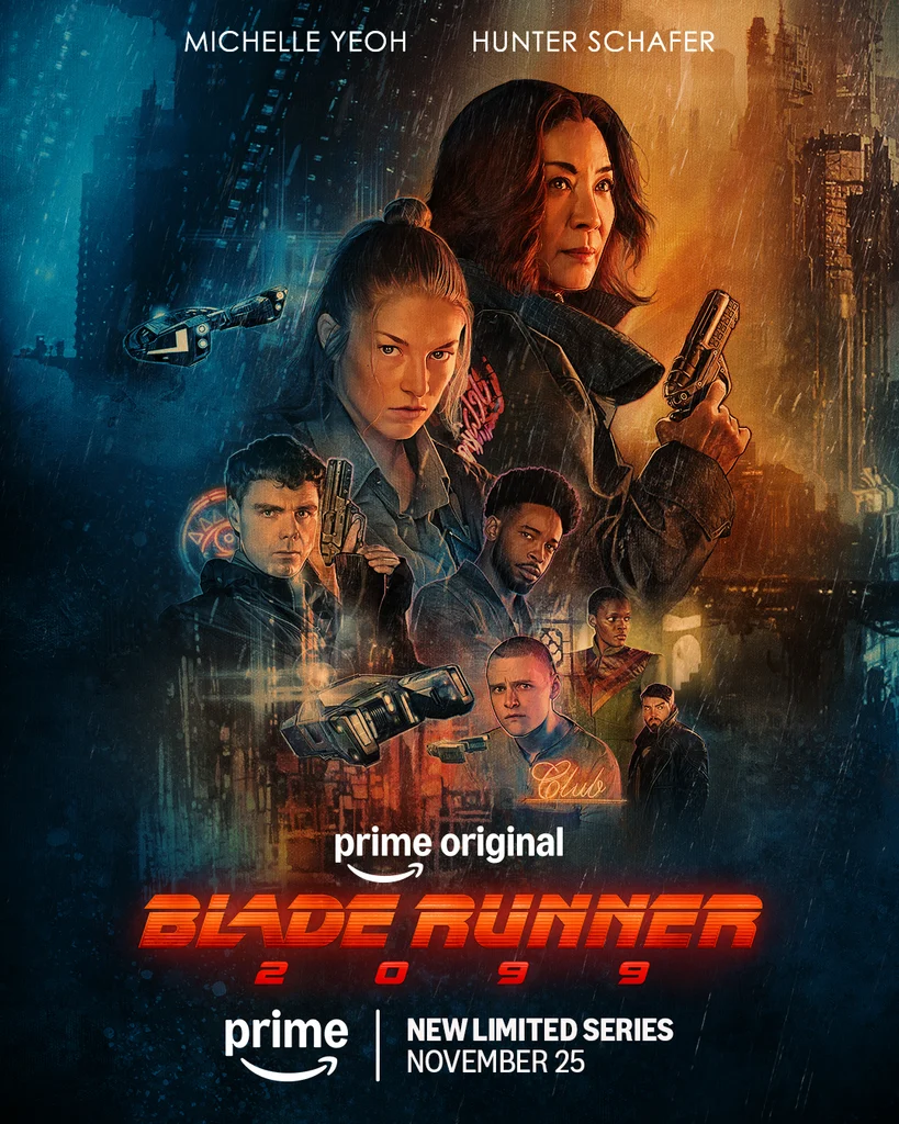 Pôster da série Blade Runner 2099. Imagem: Divulgação/Prime Video