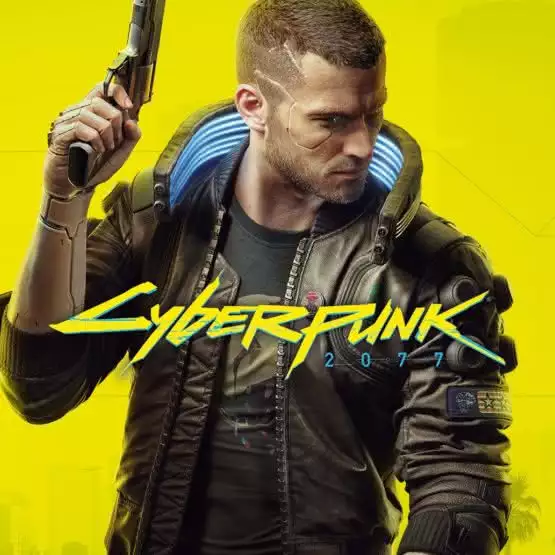 Pôster do jogo Cyberpunk 2077. Imagem: Reprodução