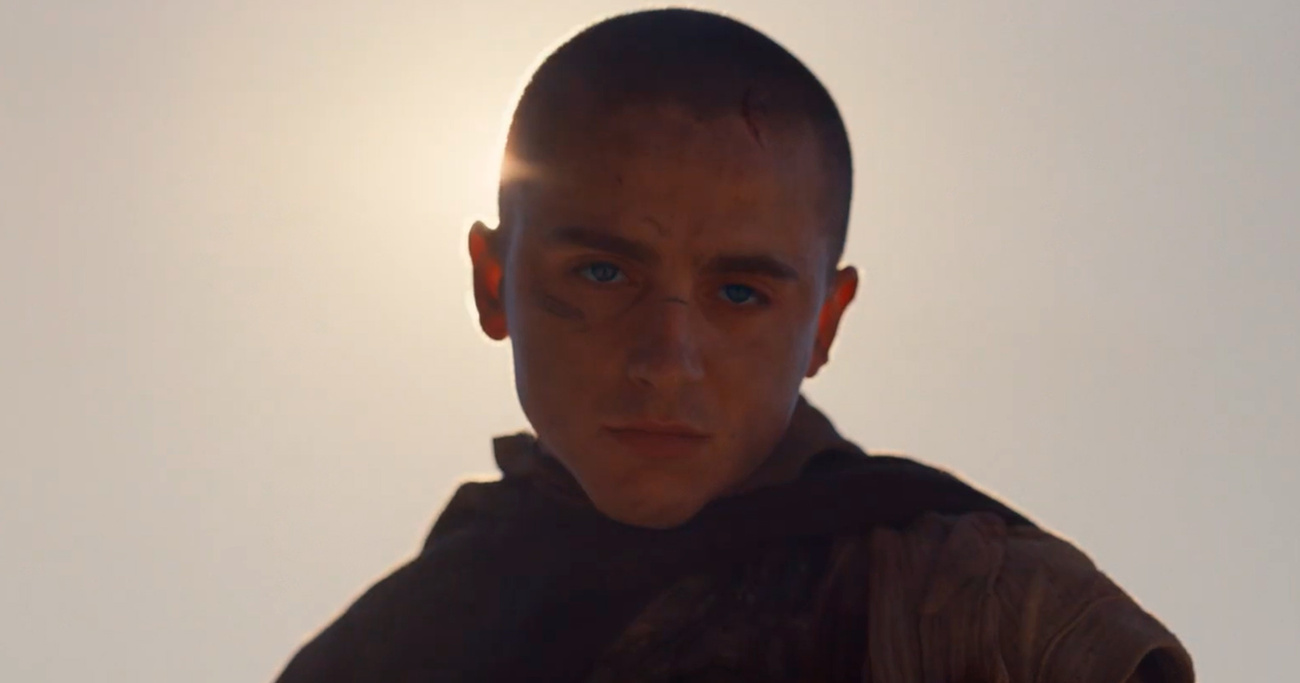 Timothée Chalamet como Paul Atreides em Duna. Imagem: Reprodução