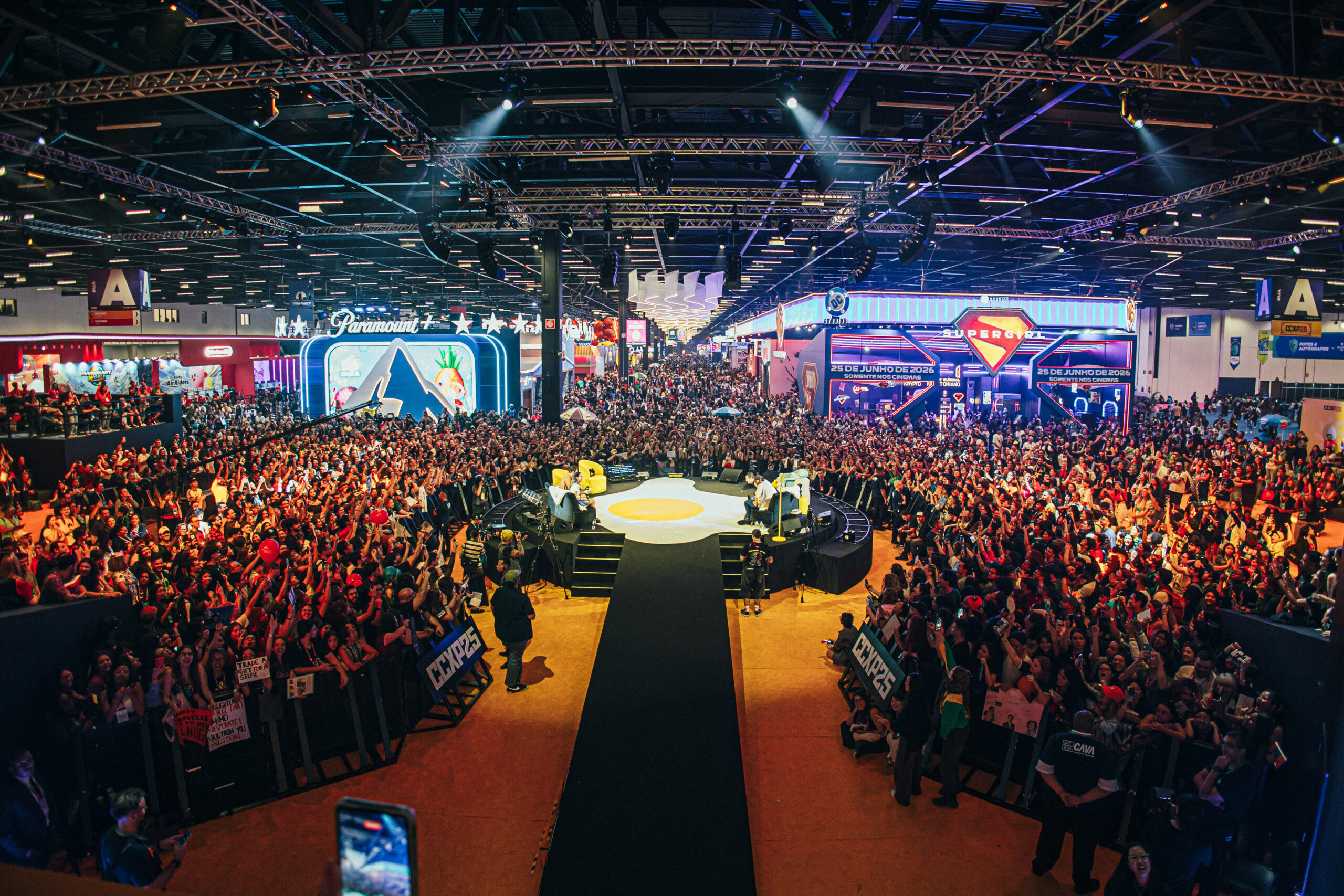 Pavilhão da CCXP 2025. Imagem: Divulgação/CCXP(Diego Padilha)