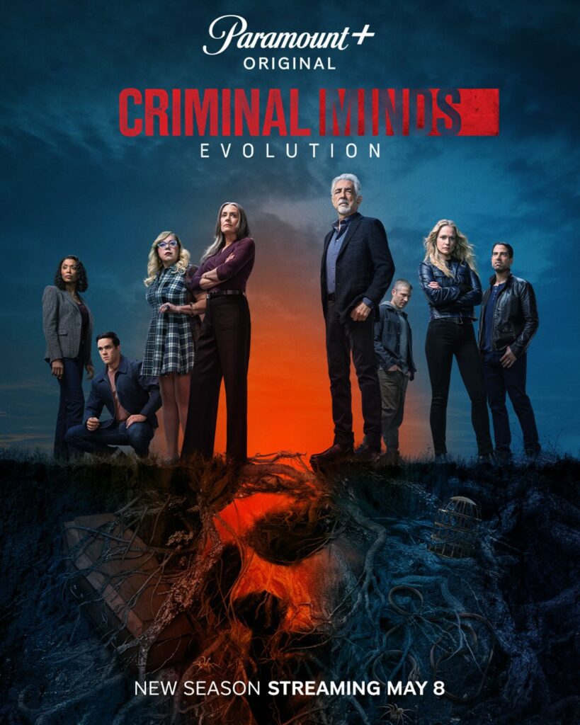Pôster de divulgação de nova temporada de Criminal Minds: Evolution. Imagem: Divulgação/ Paramount+