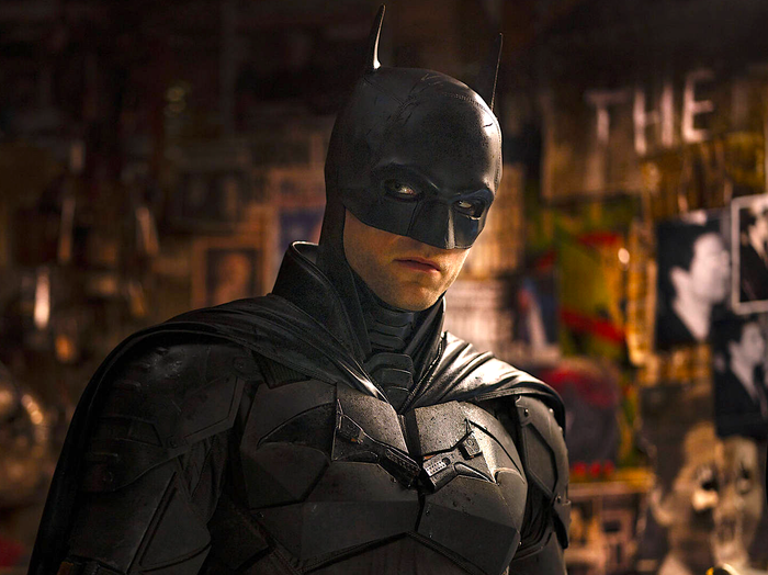 Robert Pattinson caracterizado como Batman. Imagem: Reprodução