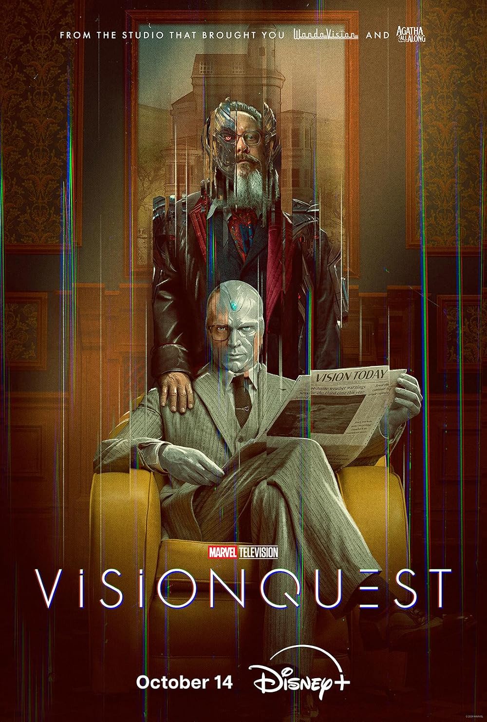 Pôster da série VisionQuest. Imagem: Reprodução/Marvel Studios