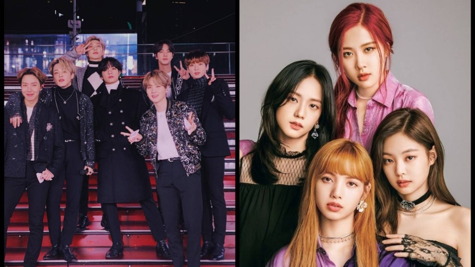 BTS e Blackpink imagem/divulgação: extra online 