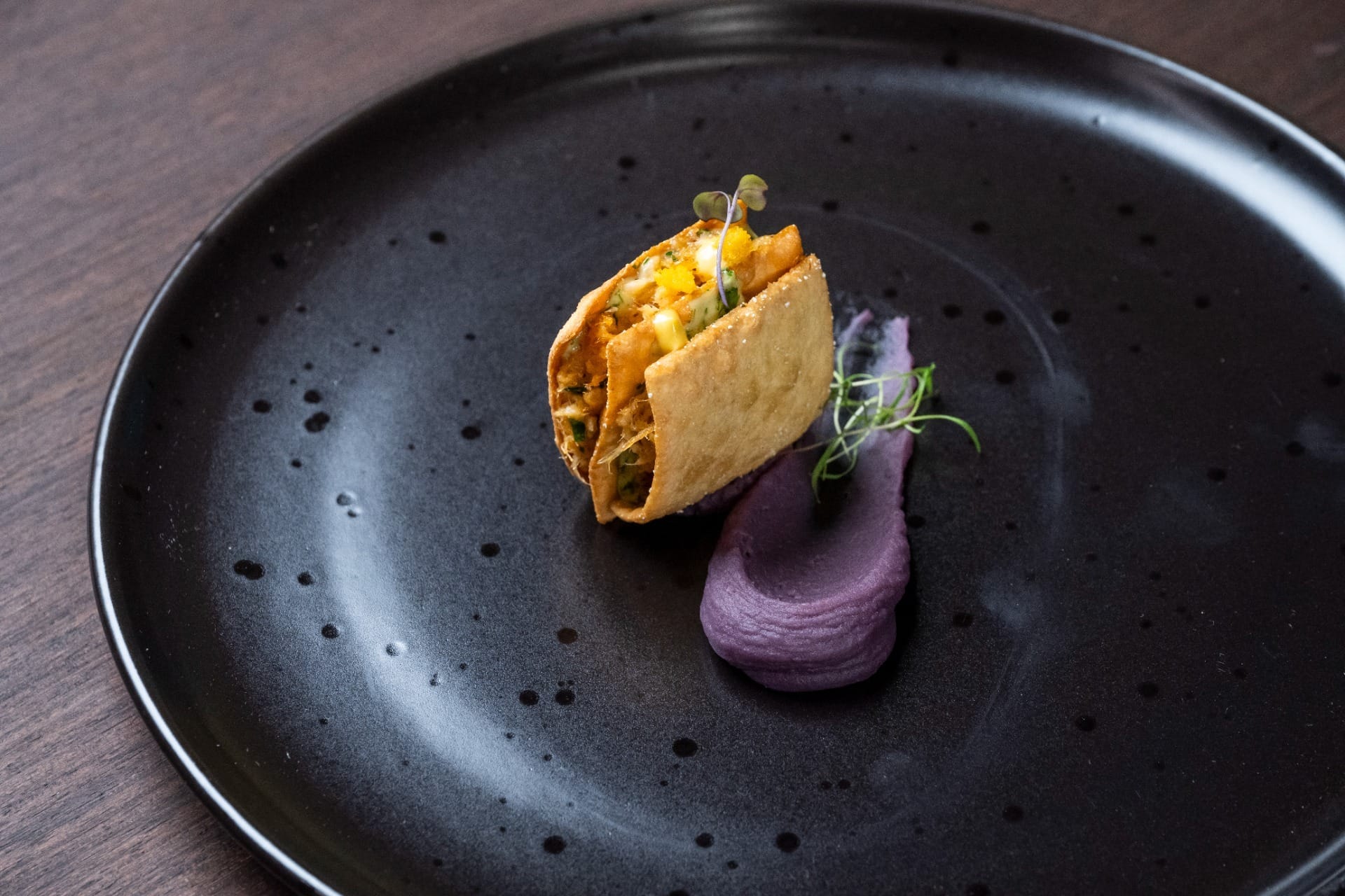 Entrada servida por Jéssica na final do MasterChef Brasil. Foto: Reprodução/Band