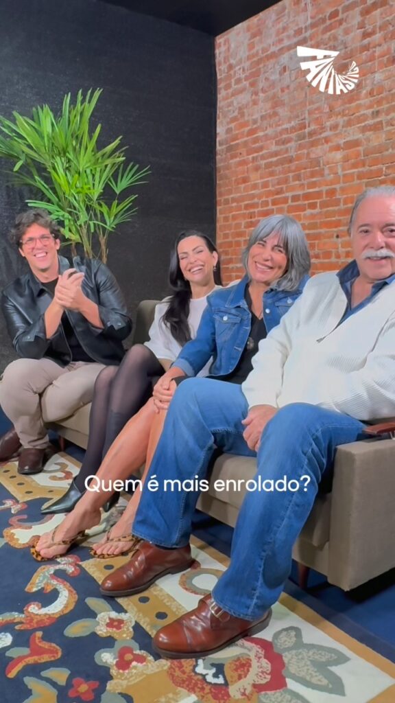 Cleo, Glorias Pires, Tony Ramos e Rafael Infante em imagem divulgada. Imagem / Instagram