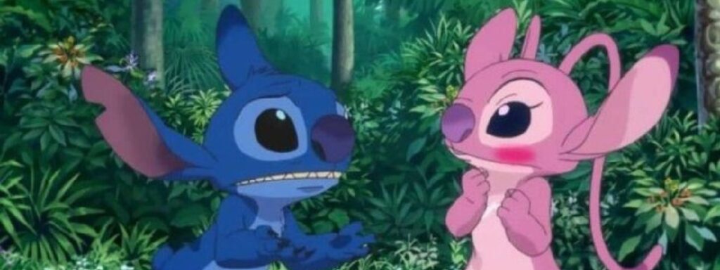 Stitch e Angel juntos / Imagem: divulgação 